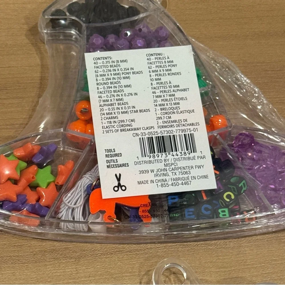 Halloween Bead jewelry bead kit 2 included